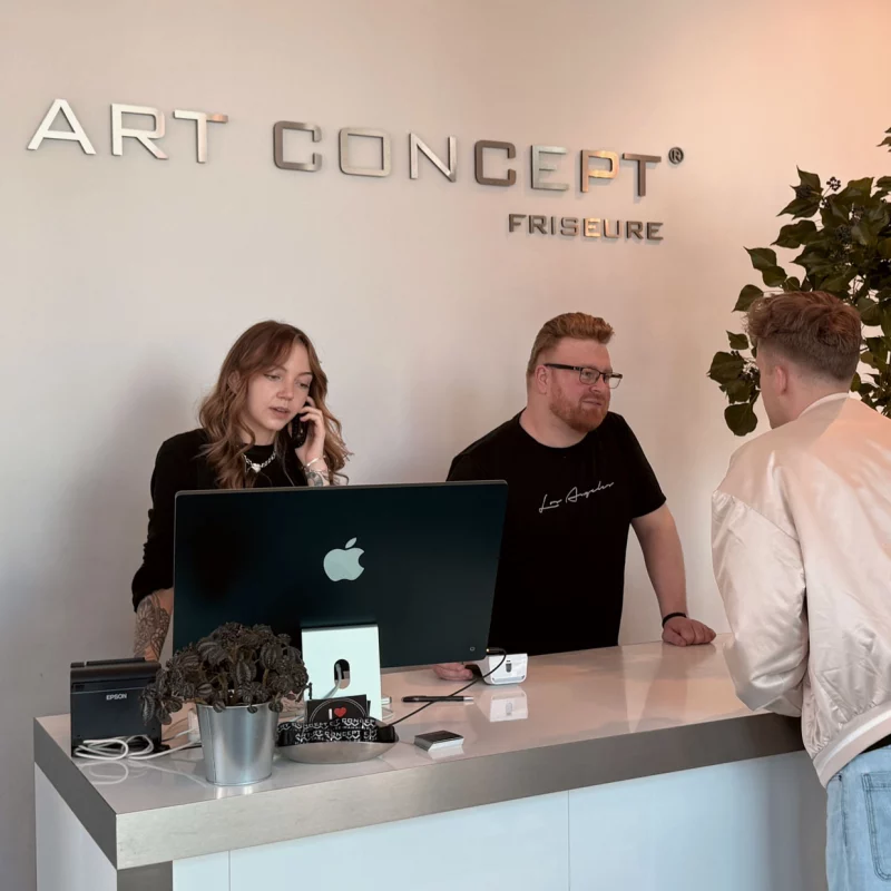 Salon ART CONCEPT Empfang