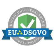 Zertifikat Datenschutzerklärung Dr. Schwenke